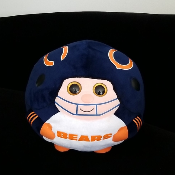 Chicago Bears Pillow Beanie Ballz by TY Inc - Picture 1 of 5